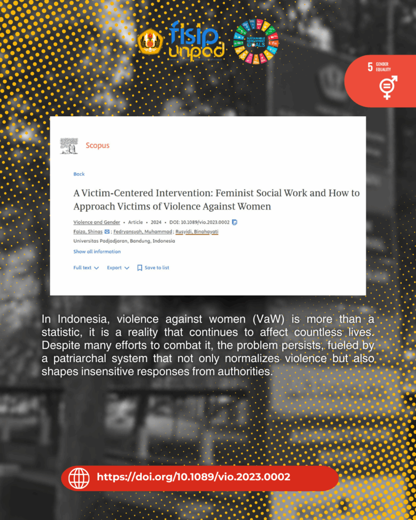 A Victim-Centered Intervention: Feminist Social Work and How to Approach Victims of Violence Against Women