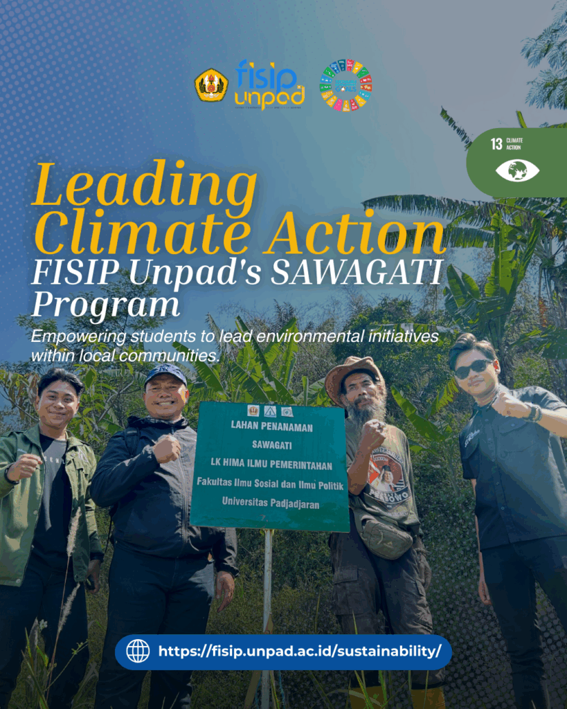 FISIP UNPAD Supports Climate Action through the SAWAGATI Program