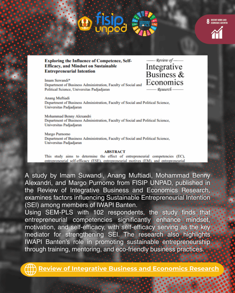 Exploring the Influence of Competence, SelfEfficacy, and Mindset on Sustainable Entrepreneurial Intention