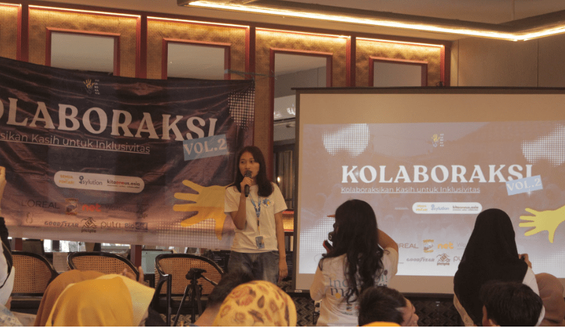 Dini pada kegiatan Kolaboraksi