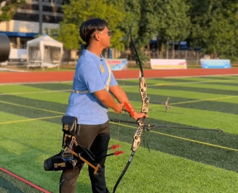 Kaysan Naufal Rabbani, student-athlete panahan Kota Bandung